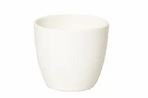 Pot Boule Wit - H 12 x D 13 cm