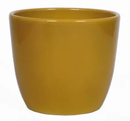 Pot Boule Geel - H 17 x D 19 cm