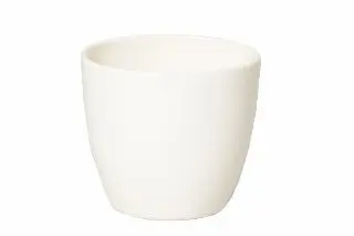 Pot Boule Wit - H 19 x D 22 cm
