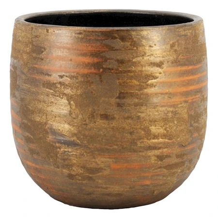 Pot Funchal - D24/H22cm Goud - afbeelding 1