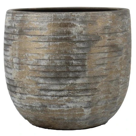 Pot Funchal - D29/H27cm Bruin - afbeelding 1