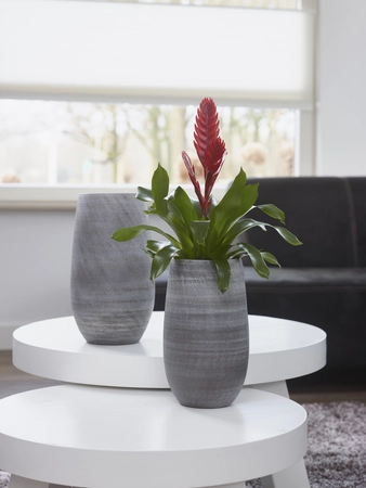 Pot Hoog Esra Grijs - H 30 x D 18 cm - afbeelding 2