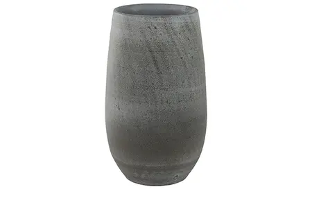 Pot Hoog Esra Grijs - H 35 x D 20 cm - afbeelding 1