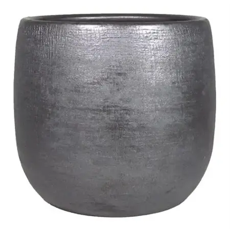 POT MIRA D29 H27CM INDUSTRIEEL ZWART