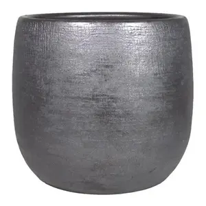 Pot Mira D29 H27Cm Industrieel Zwart