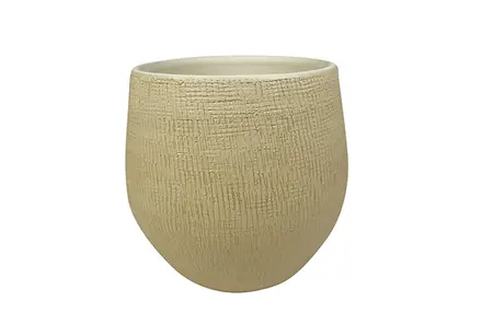 Pot Ryan - D26/H26cm Shiny Sand - afbeelding 1
