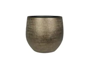 Pot Ryan - D31/H28cm Shiny Gold - afbeelding 1