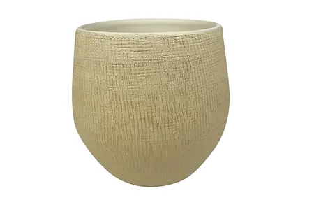 Pot Ryan - D31/H28cm Shiny Sand