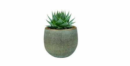 Pot Ryan Shiny Blue Blauw - H 13 x D 15 cm - afbeelding 2