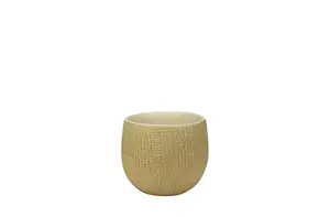 Pot Ryan Shiny Sand Bruin - H 13 x D 15 cm - afbeelding 4