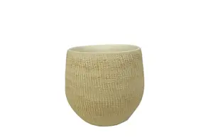 POT RYAN SHINY SAND D22 H20