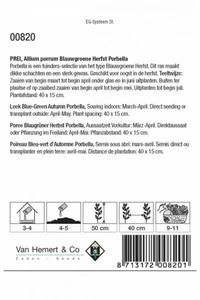 Prei 'Porbella' - Blauwgroene Herfst - afbeelding 2