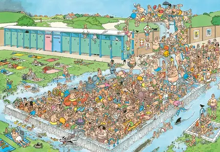 Puzzel Jvh Bomvol Bad 2000 - afbeelding 2
