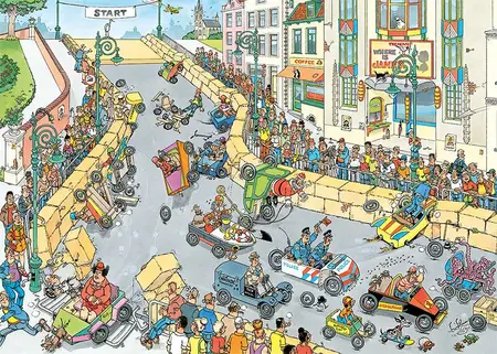 Puzzel Jvh De Zeepkistenrace 1000 - afbeelding 2