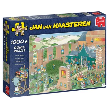 PUZZEL JVH THE ART MARKET 1000 - afbeelding 1