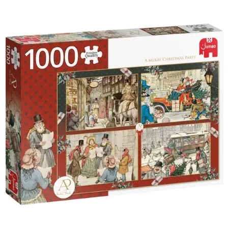 PUZZEL XMS ANTON PIECK VROLIJK KERSTFEEST 1000