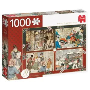 PUZZEL XMS ANTON PIECK VROLIJK KERSTFEEST 1000