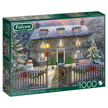 PUZZEL XMS FALCON CHRISTMAS COTTAGE 1000 - afbeelding 2