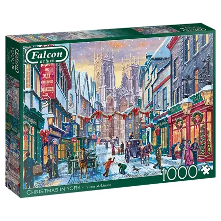 PUZZEL XMS FALCON CHRISTMAS IN YORK 1000 - afbeelding 1