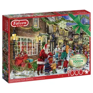 PUZZEL XMS FALCON LETTERS FOR SANTA 2X1000 - afbeelding 3