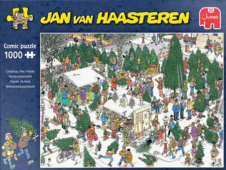 PUZZEL XMS JVH CHRISTMAS TREE MARKET 1000 - afbeelding 2