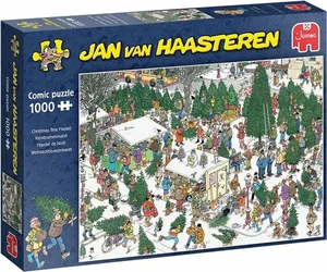 PUZZEL XMS JVH CHRISTMAS TREE MARKET 1000 - afbeelding 1