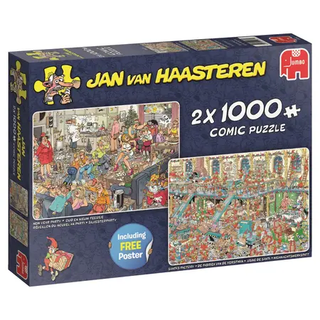PUZZEL XMS JVH HAPPY HOLIDAYS 2X1000