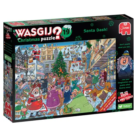 PUZZEL XMS WASGIJ CHRISTMAS 19 (FREE PUZZLE) 2X1000