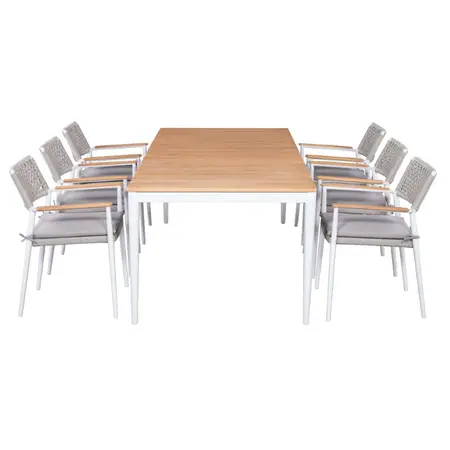 SANDRO DINING TAFEL 180CM - TEAK - afbeelding 3