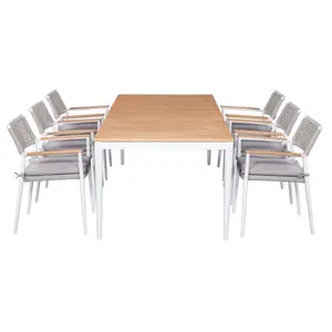 SANDRO DINING TAFEL 180CM - TEAK - afbeelding 3