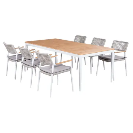 SANDRO DINING TAFEL 180CM - TEAK - afbeelding 4