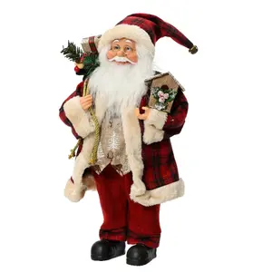 SANTA PLY PL BODY RED COAT L28W40H110CM RED/COLOUR(S)