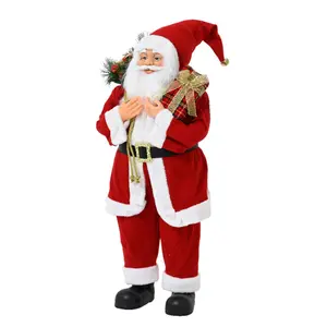 SANTA PLY SANTA GIFTBAG L40W26H90CM RED/COLOUR(S)