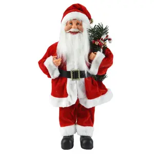 SANTA PLY SANTA GIFTBOX L20W30H60CM RED