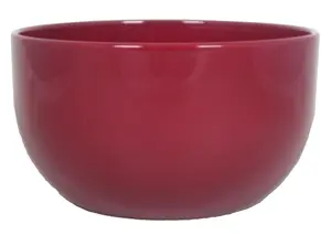 Schaal Boule D26 H14Cm Wijnrood 3X Es/12