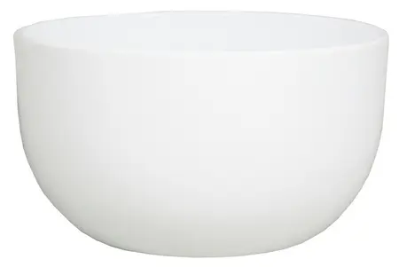 Schaal Boule - D26/H14cm Wit