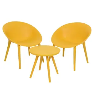SET MARBELLA L67H78,5CM YELLOW - afbeelding 5