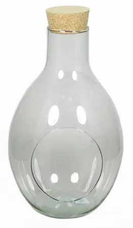 SIERFLES GARDEN M/GAT D7/18 H31CM M/KURK (ECO GLAS)