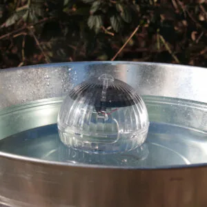 Solar Drijver Bal met Licht - D10cm - afbeelding 2