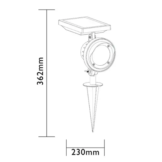 Solar Grondspot Texas - 120 Lumen - afbeelding 5