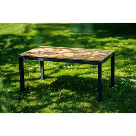 SONATA TEAK TABLE NATUREL 160X90 - afbeelding 2