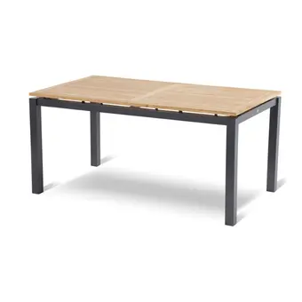 Sonata Tuintafel - 160x90cm - Teakhouten blad