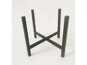 STAND METAL BLACK 28X28H30CM