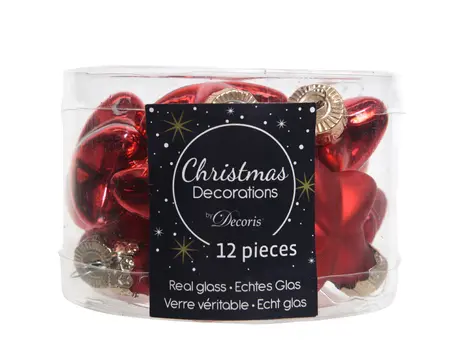 STER GLAS SHINYMATT MIX KERSTROOD L.2CMW.4.5CMH.4CM - afbeelding 2