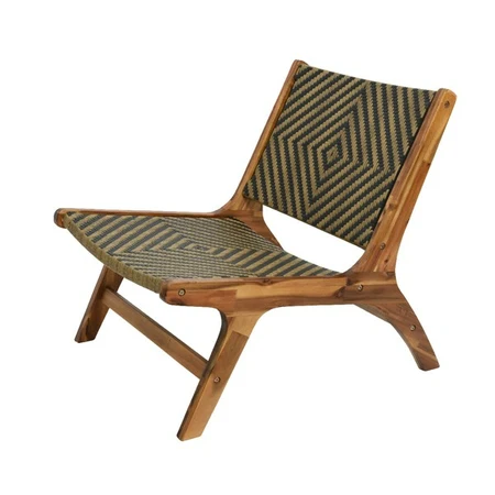 STOEL VERONA L81H72CM ZWART - afbeelding 1