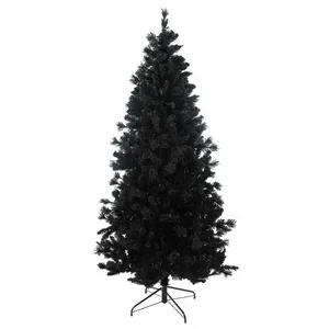 Teddy Black Flocked Hinged - D107/H210cm