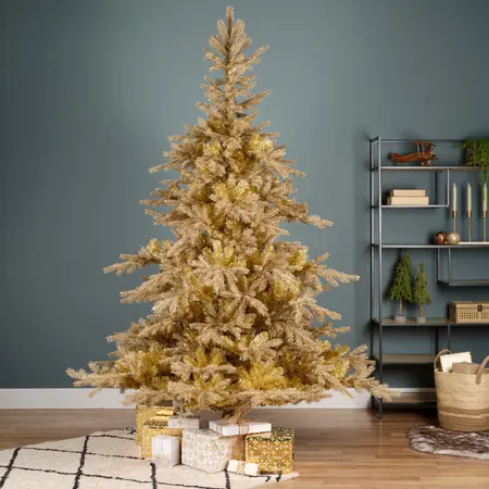 TIFFANY FIR GLITTER BRANCHE D162H240CM GOLD - afbeelding 3