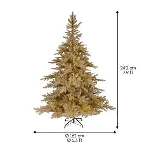 TIFFANY FIR GLITTER BRANCHE D162H240CM GOLD - afbeelding 4