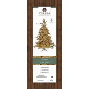 TIFFANY FIR GLITTER BRANCHE D162H240CM GOLD - afbeelding 5