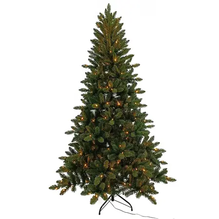 TREE DANBY W/LIGHTS 124X124X210CM GREEN